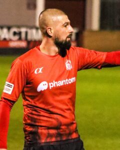 Kieron Freeman pictured at the Solana Stadium during an Alfreton Town fixture