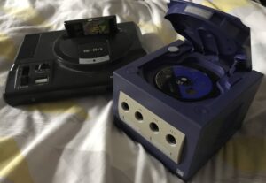 Sega MegaDrive with Nintendo Gamecube
