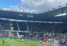 Banel’s solo strike keeps Derby’s play-off hopes alive Derby County 1-0 Oxford United at Pride Park.