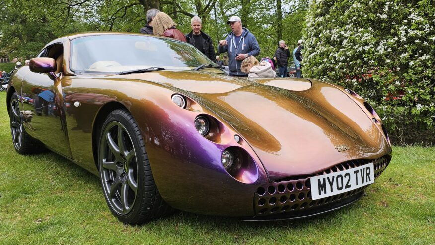 A brown TVR Tuscan