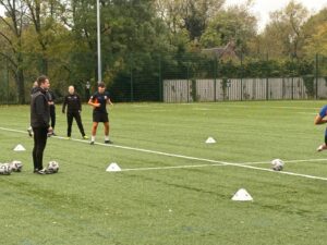 Freya Holman training ahead of clash against Warwick